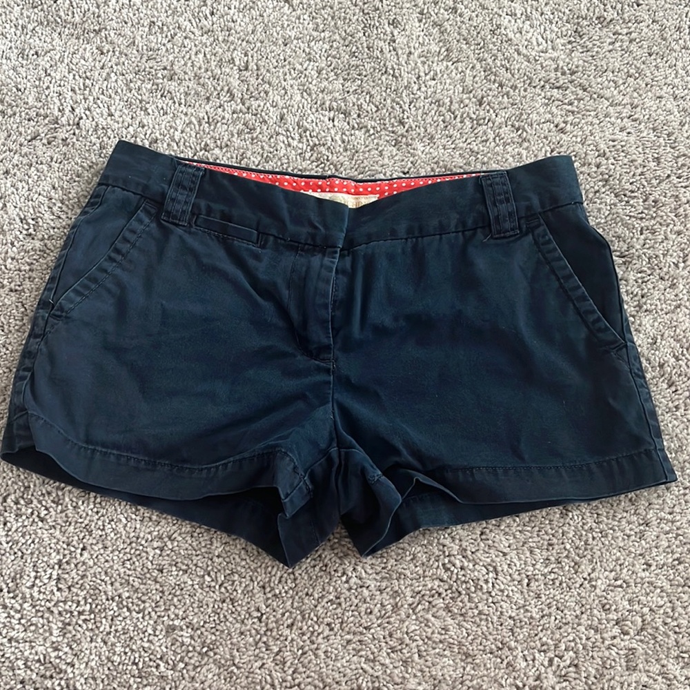 J.Crew Chino Shorts in weathered navy
